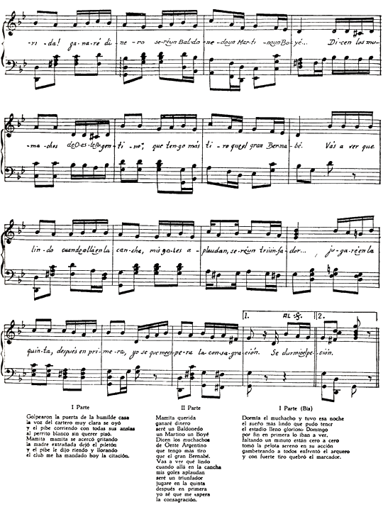 El sueño del pibe. Tango (1945)